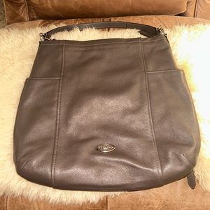 Grey Coach shoulder bag